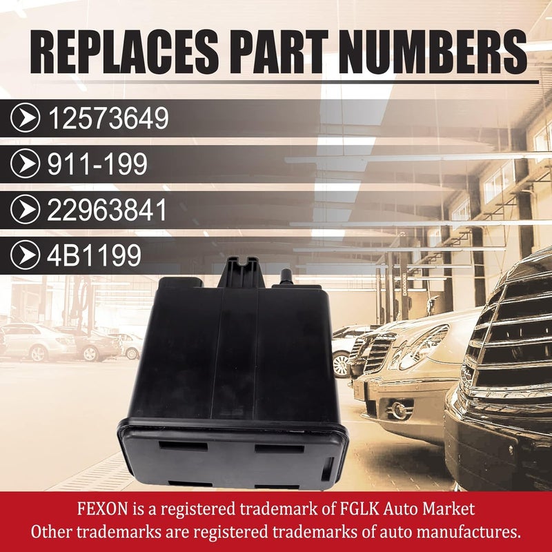 FEXON Vapor Canister Replaces 22963841 911-199 12573649 Compatible with 2004-2016 GMC Replacement for Hummer Cadillac Chevy Vehicles Suburban 1500 Yukon XL H2 Escalade Avalanche - Image 3